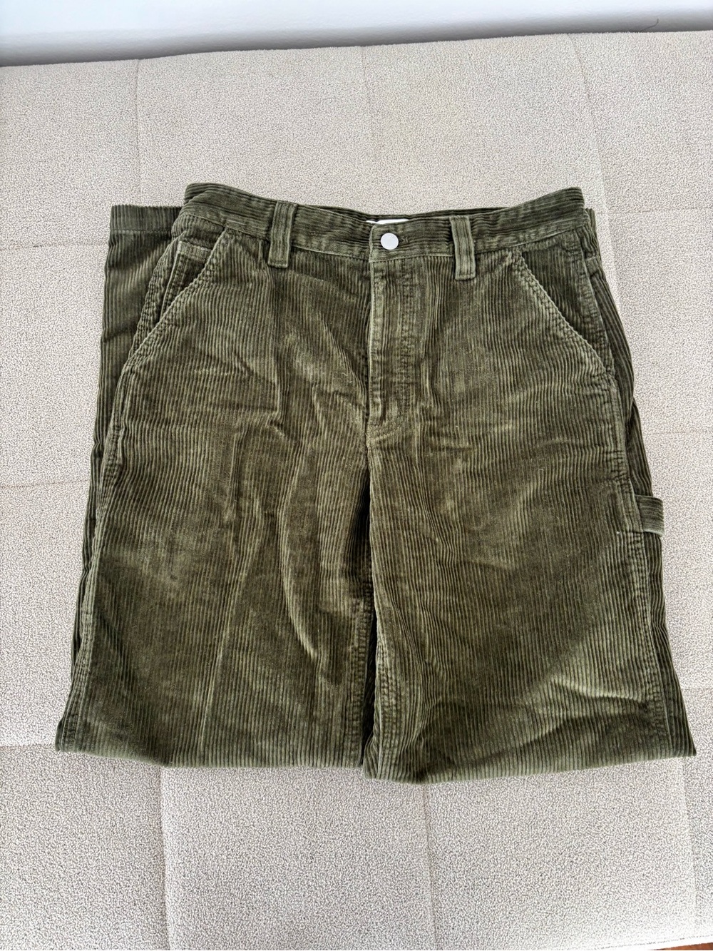 TNA Greenwich Corduroy Pant in Olive - Picture 5 of 6